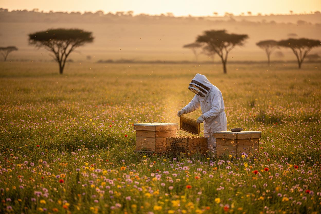 Beekeeping at Eunison Agritech